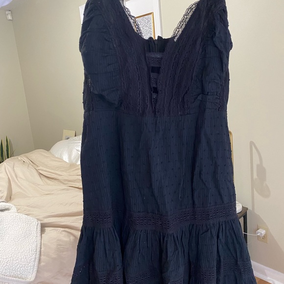 ASTR The Label lace detailed black dress, M - Picture 3 of 3